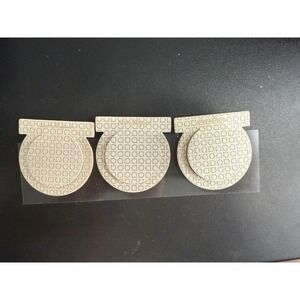 Salvatore Ferragamo Book Markers Leather Set Of 3 Made In Italy‎ Gancini Vintage
